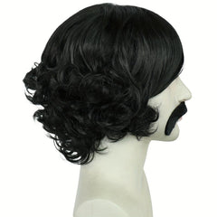 Synthetic Curly Wigs for Anime Cosplay Halloween Costume Party