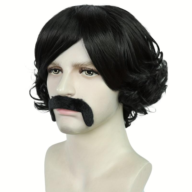 Synthetic Curly Wigs for Anime Cosplay Halloween Costume Party