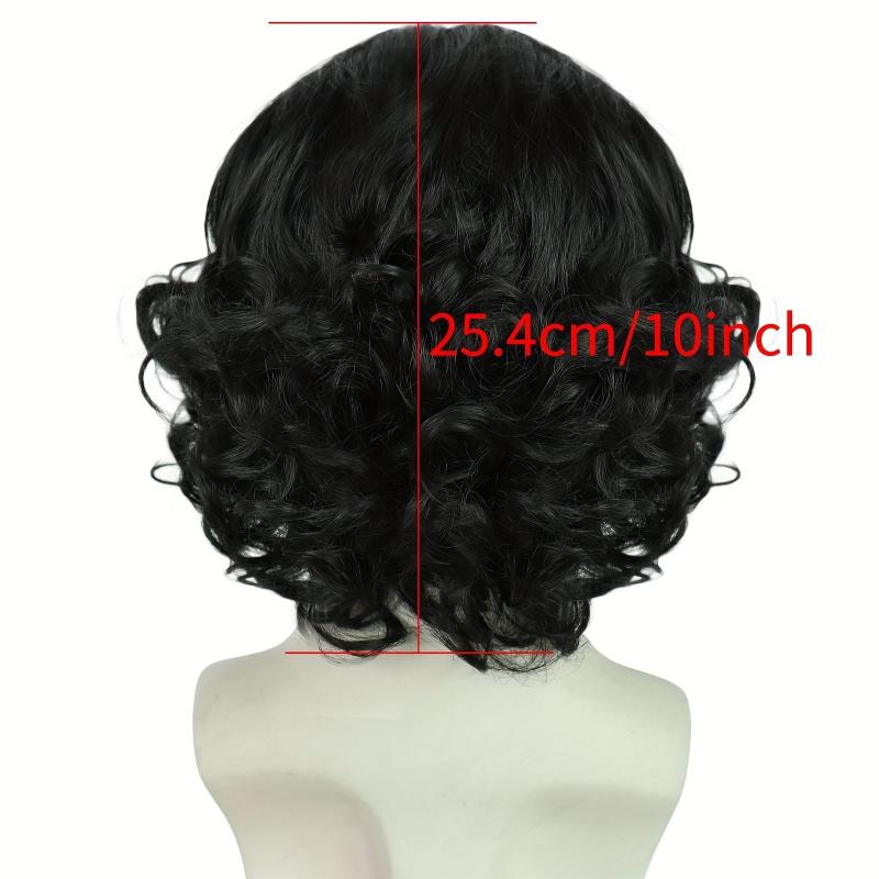 Synthetic Curly Wigs for Anime Cosplay Halloween Costume Party