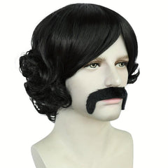 Synthetic Curly Wigs for Anime Cosplay Halloween Costume Party