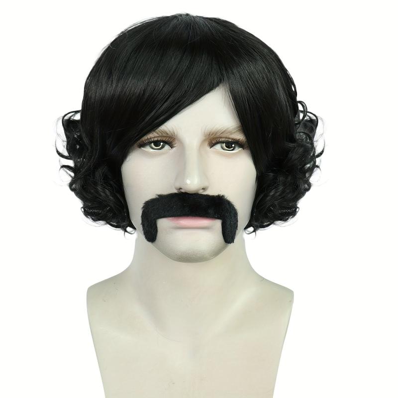 Synthetic Curly Wigs for Anime Cosplay Halloween Costume Party