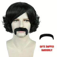 Synthetic Curly Wigs for Anime Cosplay Halloween Costume Party