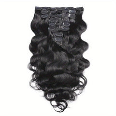 8 Pcs Set Clip In 613 Body Wave Hair Extensions Brazilian Virgin Human Hair