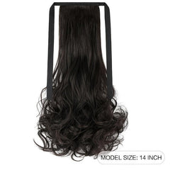 Long Curly Synthetic Ponytail Wig Soft and Stylish Hair Extension
