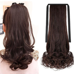 Long Curly Synthetic Ponytail Wig Soft and Stylish Hair Extension