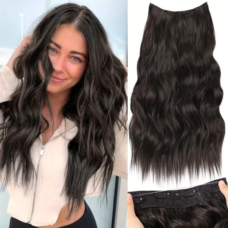 Curly Wave Clip In Hair Extensions 60 96 Cm Wavy Hairpiece