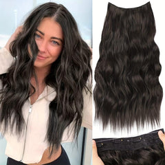Curly Wave Clip In Hair Extensions 60 96 Cm Wavy Hairpiece