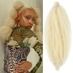 16in Spring Afro Twist Crochet Hair 8 Strands Kinky Twist Braiding Extensions