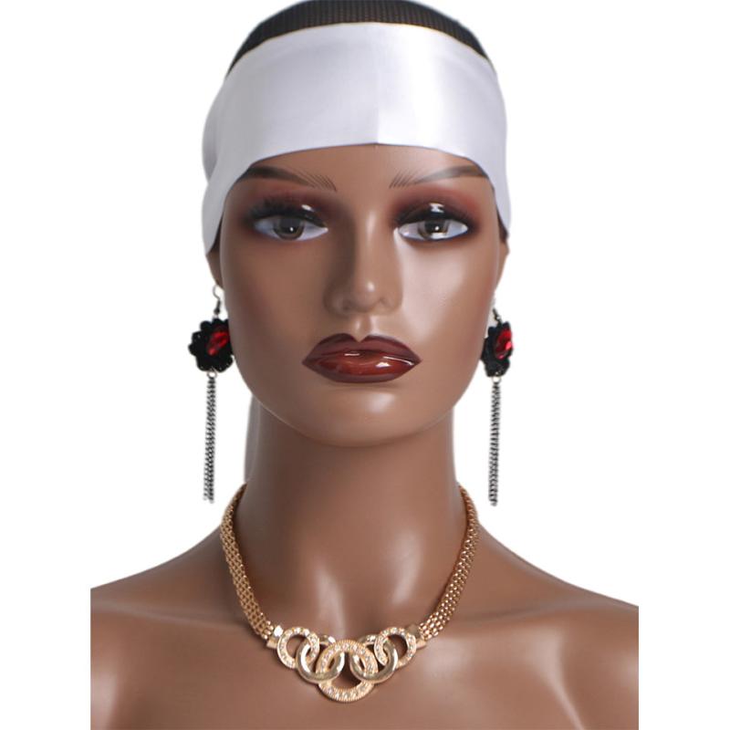 Satin Edge Scarf for Women Non Slip Hair Wrap for Lace Front Wigs