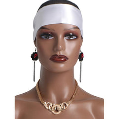 Satin Edge Scarf for Women Non Slip Hair Wrap for Lace Front Wigs