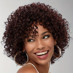 Short Curly Wavy Hair Wigs for Women