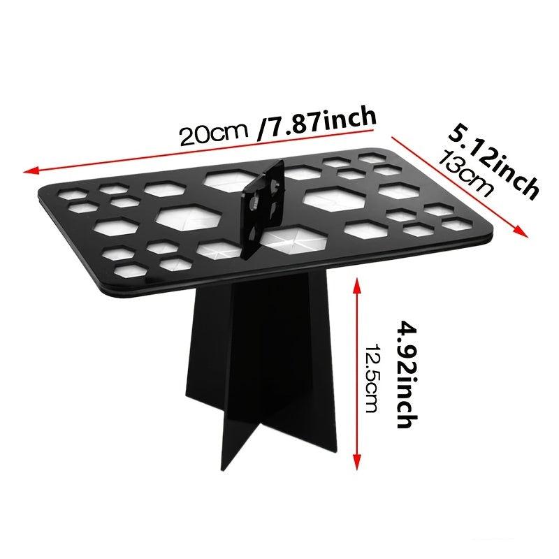 26 Holes Makeup Brush Holder Professional Stand Cosmetic Drying Rack Shelf