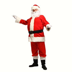 Santa Claus Costume Wig With Beard Cosplay Party