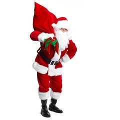 Santa Claus Costume Wig With Beard Cosplay Party