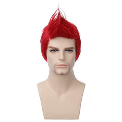 Men's Fauxhawk Curly Wig Anime Cosplay Halloween Costume Party