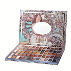 60 Colors Eyeshadow Palette Smokey Makeup Brown Coral Series