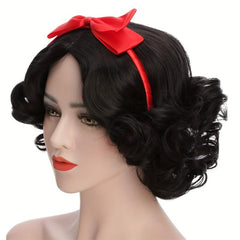Women's Short Curly Princess Wig for Halloween Cosplay Party