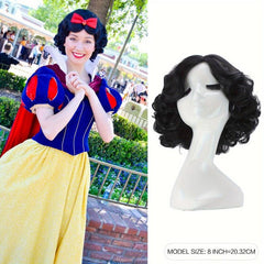 Women's Short Curly Princess Wig for Halloween Cosplay Party