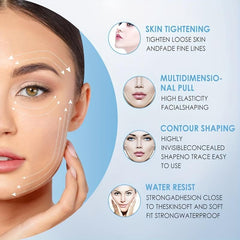 80 Pcs Face Lift Sticker Instant Neck Lift Tape