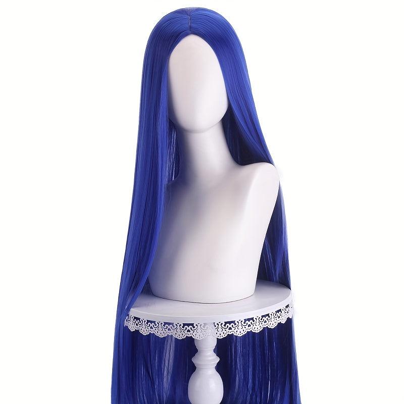 Colorful Long Straight Wig Synthetic Wig Anime Cosplay Wig
