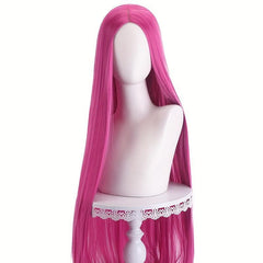 Colorful Long Straight Wig Synthetic Wig Anime Cosplay Wig