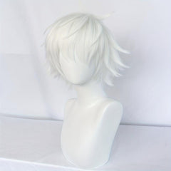 Short Silvery Spiky Wig Anime Cosplay Wig