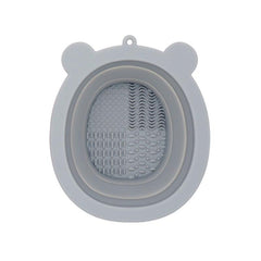 Little Bear Makeup Brush Cleaning Bowl Silicone Brush Cleaner