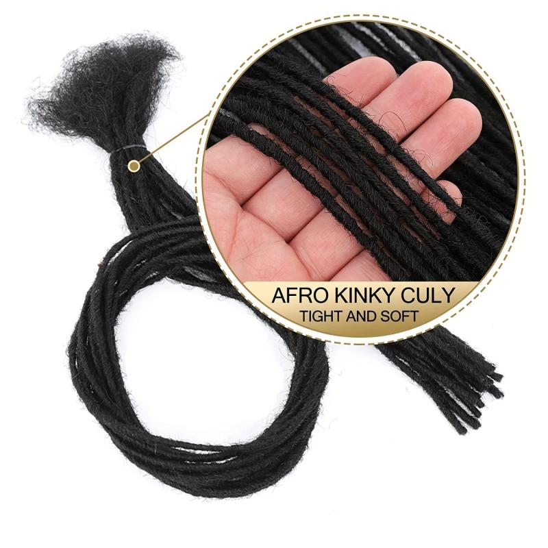 Loc Extensions Human Hair 6-24Inch 30 Strands