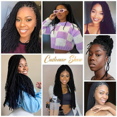 Loc Extensions Human Hair 6-24Inch 30 Strands