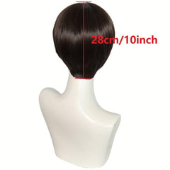 1960s Men Synthetic Mushroom Wig Cosplay Wig For Party Halloween