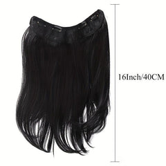 U Shaped Short Straight Hair Pieces Invisible Clip In Hair Pad Hair Extension