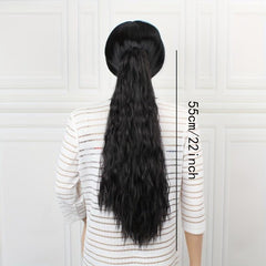 Curly Wave Clip In Claw Ponytail Extension Synthetic Hairpiece