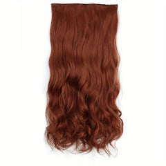 Wavy Curly Hair Extension 60-96cm Synthetic Hair Piece