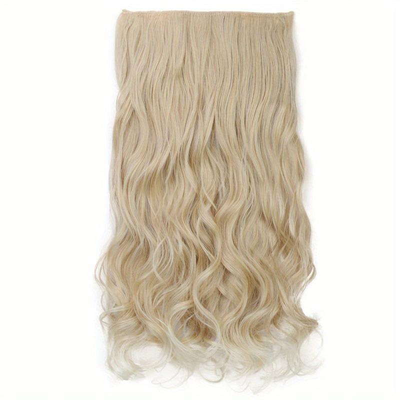 Wavy Curly Hair Extension 60-96cm Synthetic Hair Piece