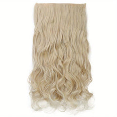 Wavy Curly Hair Extension 60-96cm Synthetic Hair Piece
