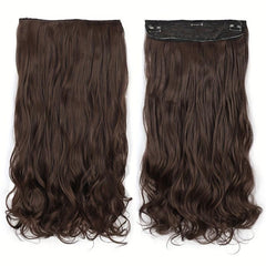 Wavy Curly Hair Extension 60-96cm Synthetic Hair Piece