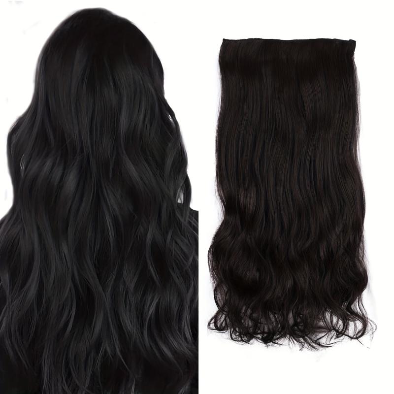 Wavy Curly Hair Extension 60-96cm Synthetic Hair Piece