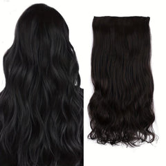 Wavy Curly Hair Extension 60-96cm Synthetic Hair Piece