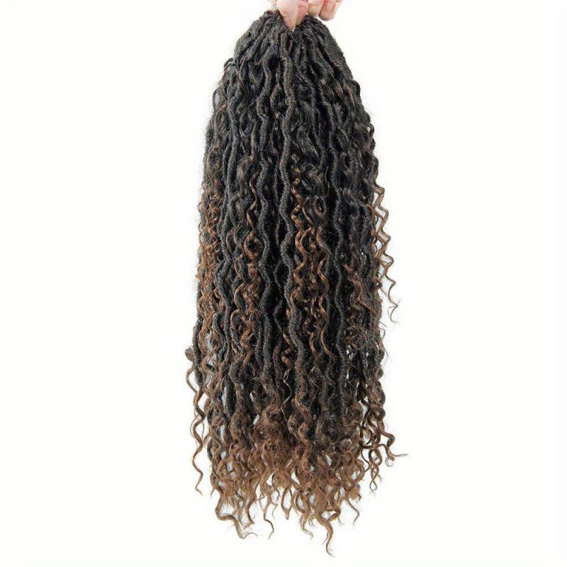 45 Pre-looped River Faux Locs Crochet Hair Extensions