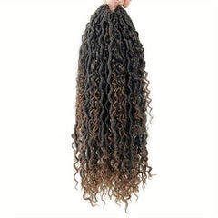 45 Pre-looped River Faux Locs Crochet Hair Extensions