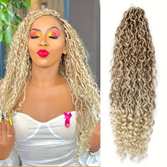 45 Pre-looped River Faux Locs Crochet Hair Extensions