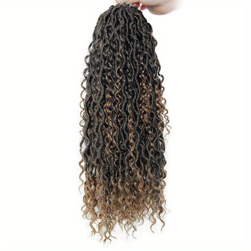 45 Pre-looped River Faux Locs Crochet Hair Extensions