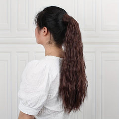 Long Curly Ponytail Extensions Synthetic Clip In Hair Extensions