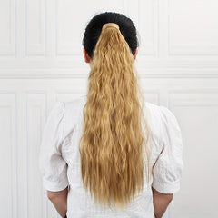 Long Curly Ponytail Extensions Synthetic Clip In Hair Extensions