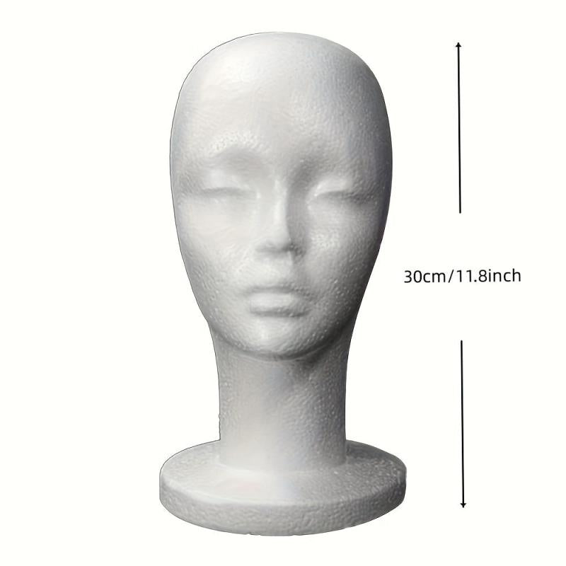 Female Foam Mannequin 30x48 cm for Hair Hats Display