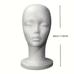 Female Foam Mannequin 30x48 cm for Hair Hats Display