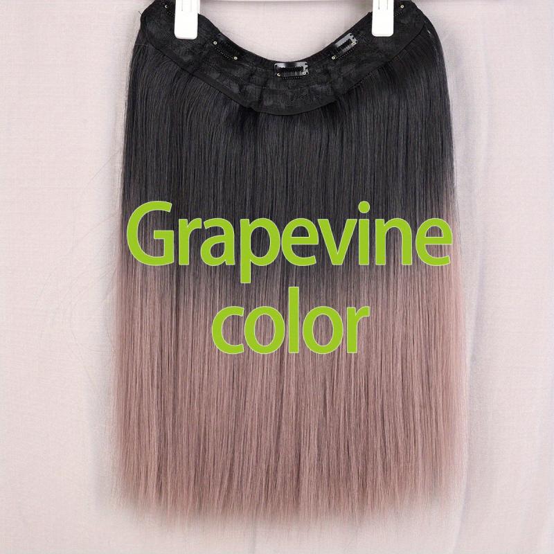 5 Clip In Hair Extensions Synthetic Fiber Hair Blonde Natural Hairstyle