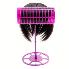 Pink Collapsible Wig Stand Holder