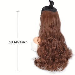 Curly Wavy One Piece Hair Pieces V Shape Big Wave Hair Extensions