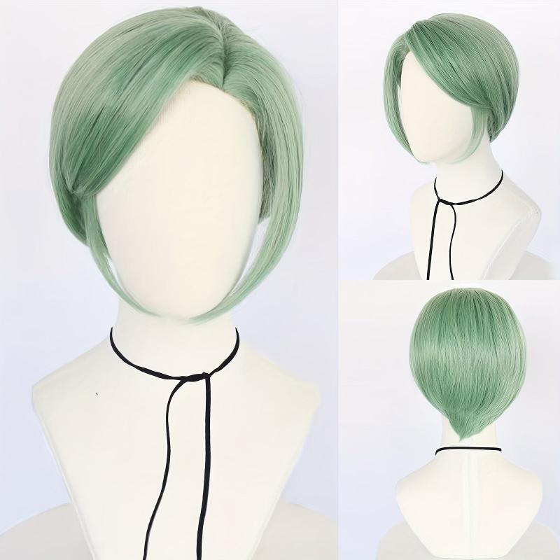 Short Brown Blonde Straight Men's Wig for Cosplay Party